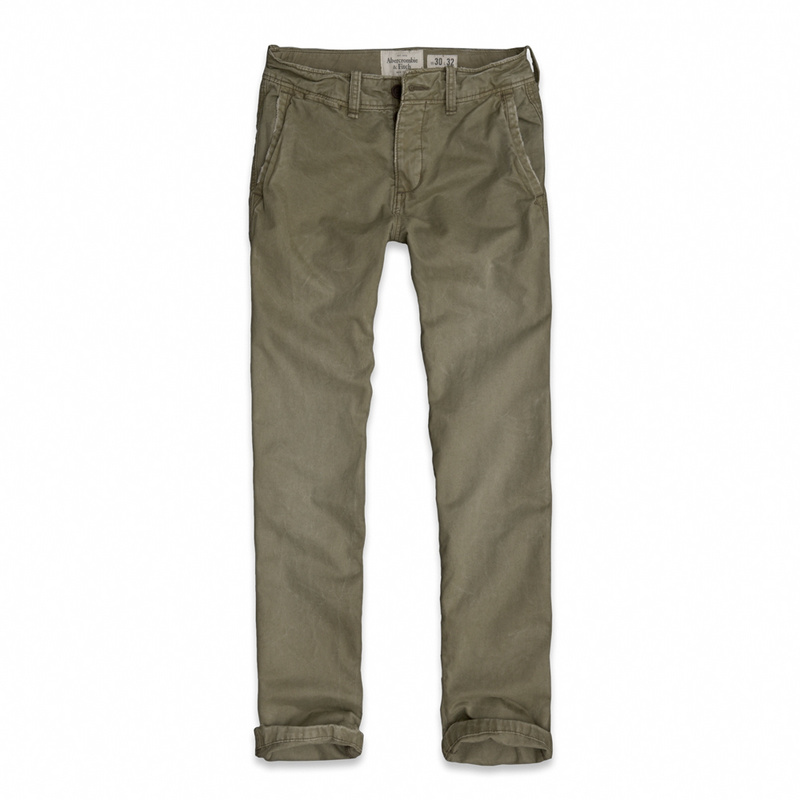 Abercrombie Fitch Hombres Chinos Pantalones AF7400